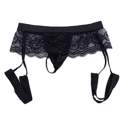 Sexy Spitzenhöschen Für Herren Tanga Shorts Höschen Schwule Unterwäsche / - Picture 6 of 11