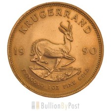 1990 Krugerrand Gold Coin 1oz