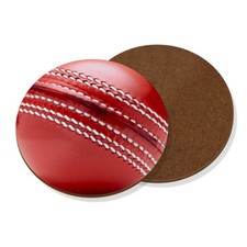Cricket Ball Coaster Drinks Mat - Funny Sport