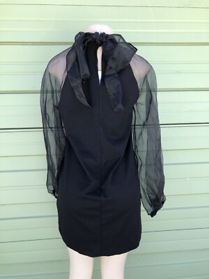 zara black organza dress New Zara Mini Organza Dress