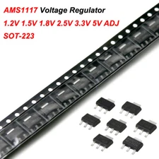 AMS1117-1.2V 1.5V 1.8V 2.5V 3.3V 5V ADJ  SMD Voltage Regulator SOT-223