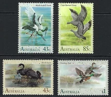 1991 Australia SG# 1279/82 Waterbirds Birds set of 4 mint MUH MNH