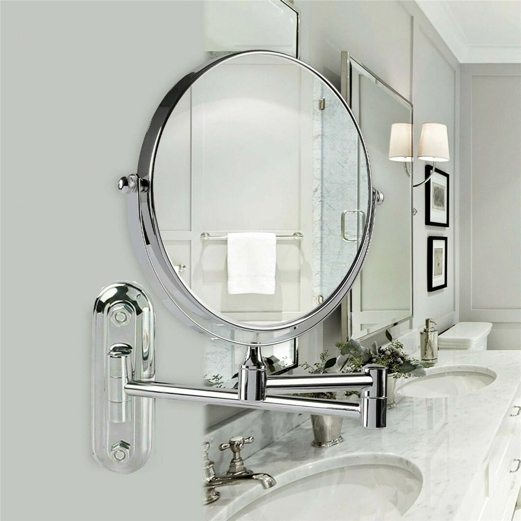 10X Magnifying Wall Mounted Makeup Mirror 8 Double Sided Vanity Bathroom  Mirror