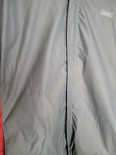 Coleman Lightweight Full Zip Hooded Jacket Size X Large Gray/Red - Picture 4 of 9