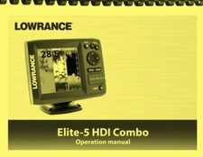 Lowrance Elite 5 HDI Combo MANUALE OPERATIVO DEL PROPRIETARIO 