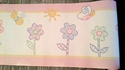 Lambs & Ivy 5 Yd Pre-Pasted Magic Garden Wall Border Roll