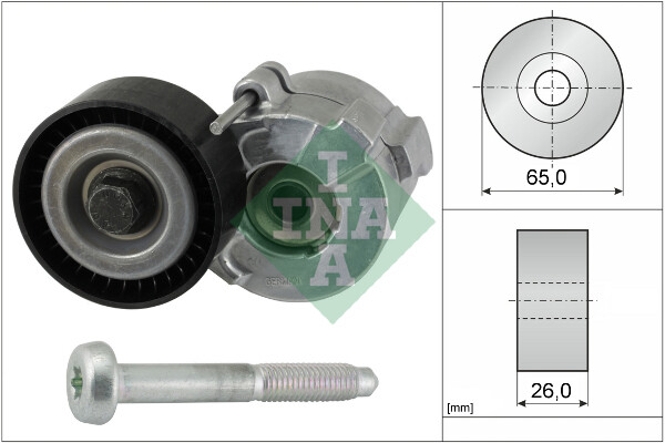 INA 534 0610 10 Riemenspanner, Keilrippenriemen FüR Alfa Romeo, Cadillac, Fiat-image