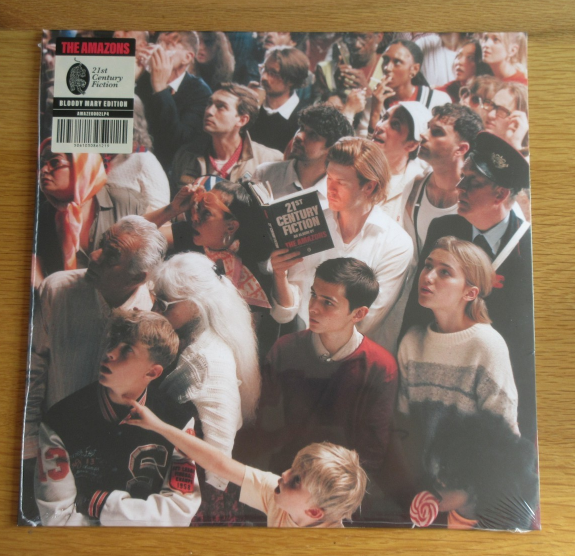 The Amazons  21st Century Fiction  RED VINYL LP NEW SEALED