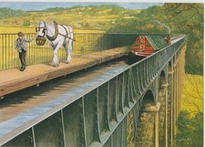 Llangollen Canal. Pontcysyllte Aqueduct. J. Salmon. Alan Firth Unposted