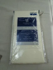 Wamsutta 625TC PimaCott Sateen Weave Pillowcases - Jacquard Stripe Ivory King