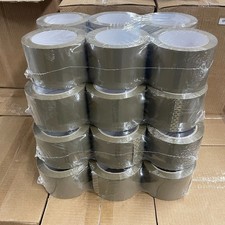24 Rolls Heavy Duty Clear Packing Tape 72mm x 100M 3" x 110 Yards Tan