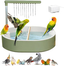 Parrot Bathtub Bird Automatic Bath Shower,Large Bird Shower Fountain Indoor Bath