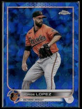 2022 Topps Chrome Sapphire Edition #552 Jorge Lopez