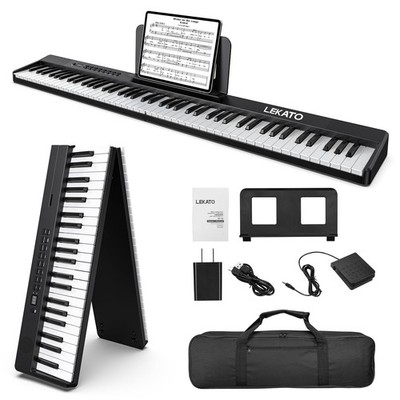 FP-10 Portable Piano Keyboard for Beginners 88 Keys Folding Digital Piano with