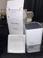 EasyAcc Tabletop Dehumidifier ALWOA OAO_200 1200mL Battery LED White