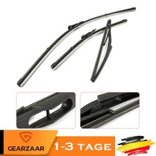 Scheibenwischer + Heckwischer Set Geeignet für Opel Corsa D S07 2006-2014 Gummi