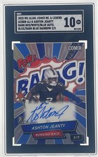 2025 Wild Card Alumination Comix Rookie & Legend Ashton Jeanty SGC 10