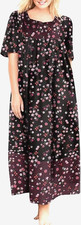 NEW Only Necessities Women's Bib Front Lounger House Dress, Nightgown 22-24 1X