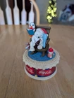 1997 Vintage Coca Cola Polar Bear in Chair Music Box - Works Great!