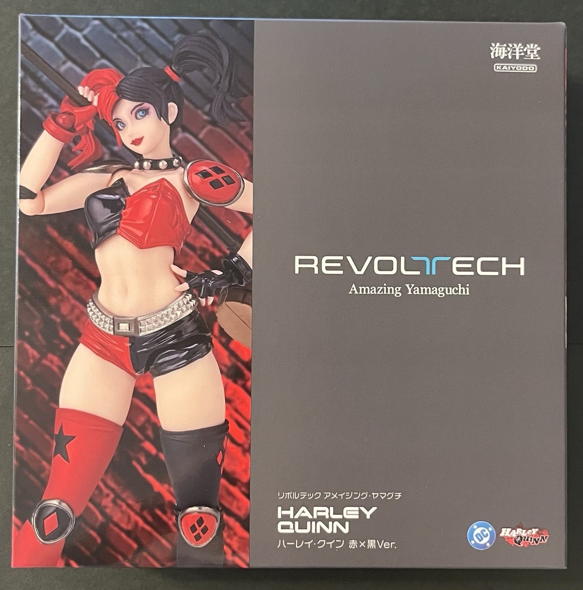 REVOLTECH Amazing Yamaguchi Harley Quinn Red x Black Ver. Kaiyodo
