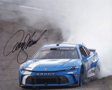 Autographed 2025 Denny Hamlin #11 Progressive Racing - Martinsville Race Win (Bu