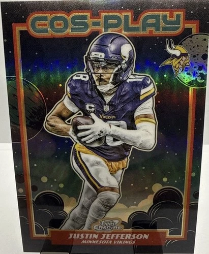 2025 Topps Cosmic Chrome Justin Jefferson Base (RAW)