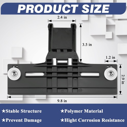 Upgraded W10350375 Dishwasher Top Rack Adjuster Replacement for kenmore Whirl... - Photo 2/7