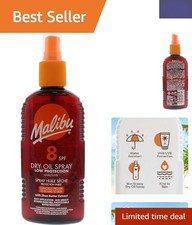 Lightweight Hydrating Dry Oil Spray with SPF 8 for Safe & Glowing Tan - 200ml 49.95 per litre