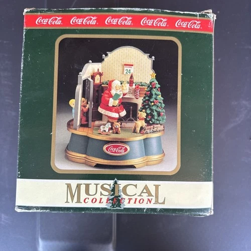 VTG 1993 Coca-Cola Musical Collection Dear Santa Please Pause Here