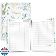 SUNEE 2026 Daily Planner,4-Person Group Appointment Book with Qua