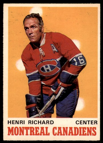 Henri Richard #176 1970 O-Pee-Chee card