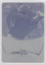 2021 Leaf Draft Base Auto Printing Plate Magenta 1/1 Jasson Dominguez 11ur