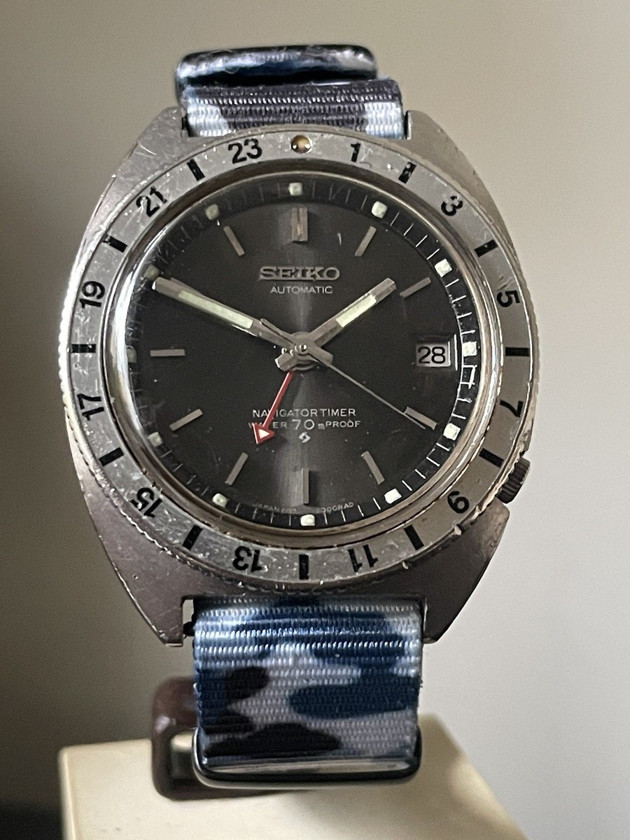 Vintage Seiko Navigator Timer GMT Watch 6117-8000 1968 | eBay