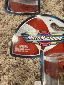 (set Of 3) Micro Machines 2 Packs Christmas Candy Cane Stocking Stuffer *NEW*