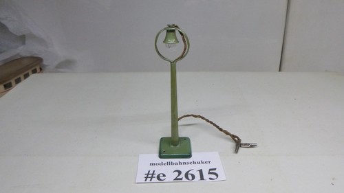 Märklin H0 447 Blech Bogenlampe, grün,  1935-39, sammelwürdig, Ers.-VP -#2615 | Zustand: Gebraucht