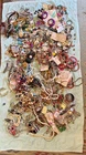 Vintage-Now 16 lbs+ Unseparated Costume Jewelry, Necklaces Bracelets Earings Pin