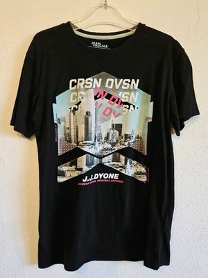 Jean Pascal Herren T-Shirt, Größe S, Printshirt, Schwarz Mit Aufdruck