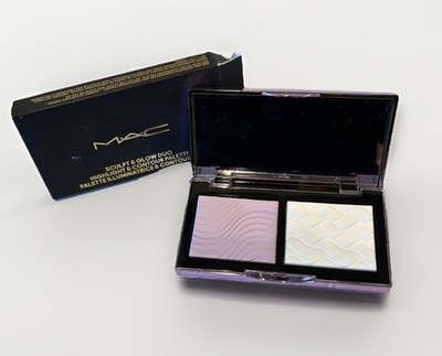 MAC Sculpt & Glow Duo Highlight Contour Palette Extra Dimension Sheer Blush NEW
