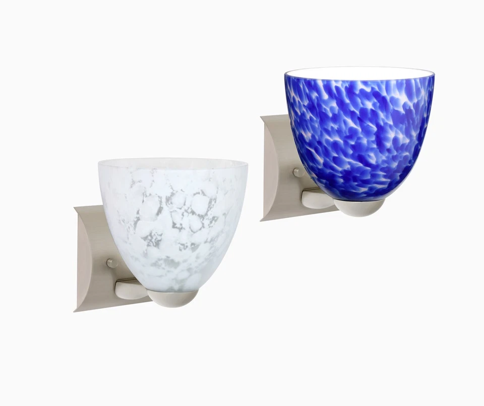 Aplique de pared cromado Besa Lighting 1WZ-7572HN-CR Sasha Ii Foto 2 de 2