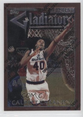 1996-97 Topps Finest Common Bronze Calbert Cheaney #4 0f4