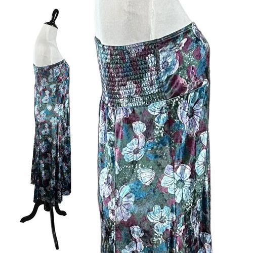 Free People Carpe Diem Convertible Maxi Skirt in Sea Glass XS NEW Mermaid Fairy - Picture 8 of 14