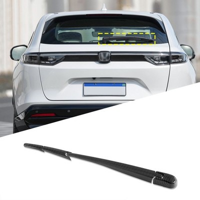 For Honda HR-V Vezel 2021 -2023  Rear Windscreen Wiper Cover Trims Carbon Fiber