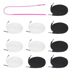 10 Pieces Drawstring Cords with Easy Threaders, Hoodie String Replacement...