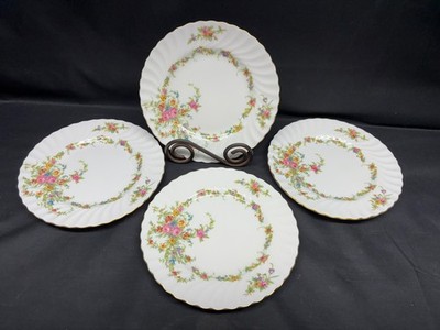 Minton ''LORRAINE'' England ~ #S-560 ~ Set of 4 ~ Salad Plates ~ 7 7/8''
