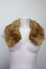Women's Superb MINK Fur COLLAR Detachable For Coat Raincoat Jacket