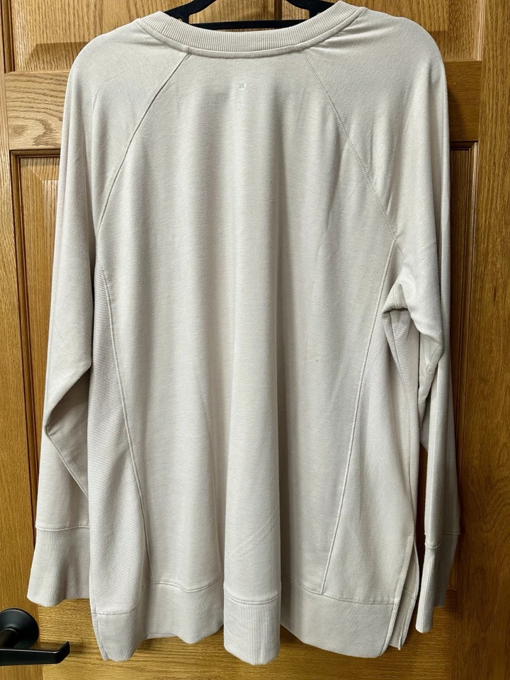RBX Prime Ready To Roll Tan French Terry Sweatshirt Top Size 2X RN63619 - Image 2 of 4