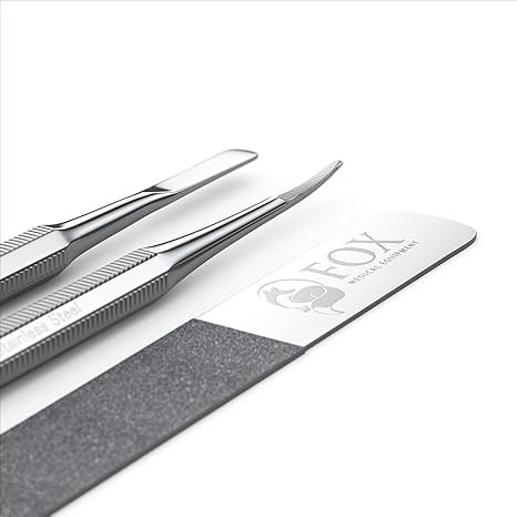 Medical Grade Stainless Steel Home Ingrown Toenail Toolkit Set (3 PCS) - Imagen 6 de 7