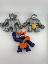 Heroes of Goo Jit Zu Stretch Strikers Hero Pack, Stretchy Action Figure Lot Of 3