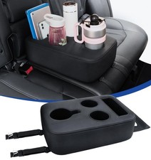 Dual Strap Car Cup Holder Back Seat Organizer for Trucks, SUVs, RVs, Minivans