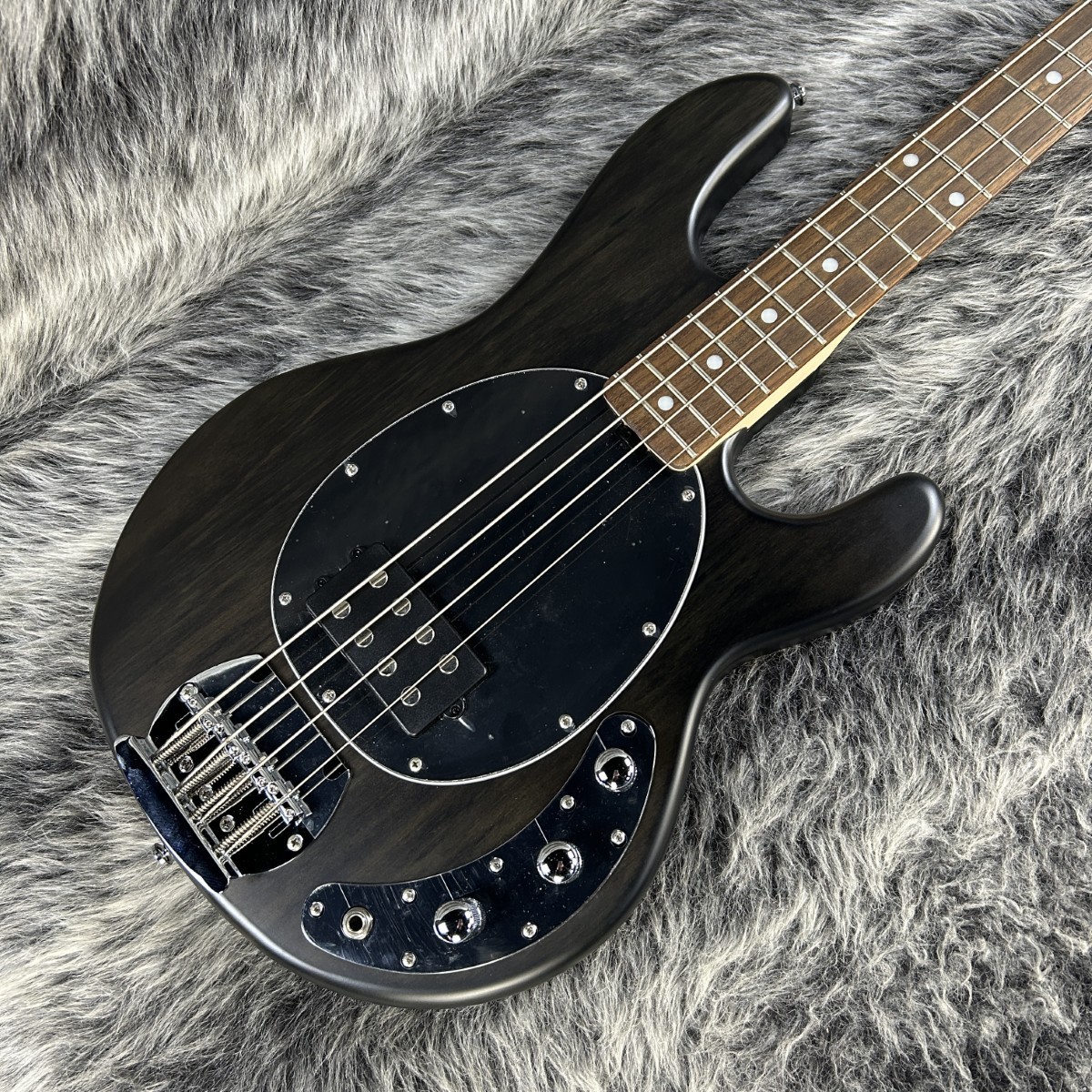 Sterling SUB Stingray RAY4 Trans Black Satin Active 4-String Bass